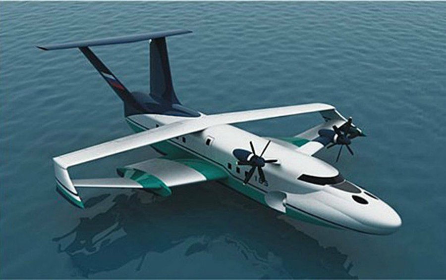 Экраноплан а-050 «Чайка»