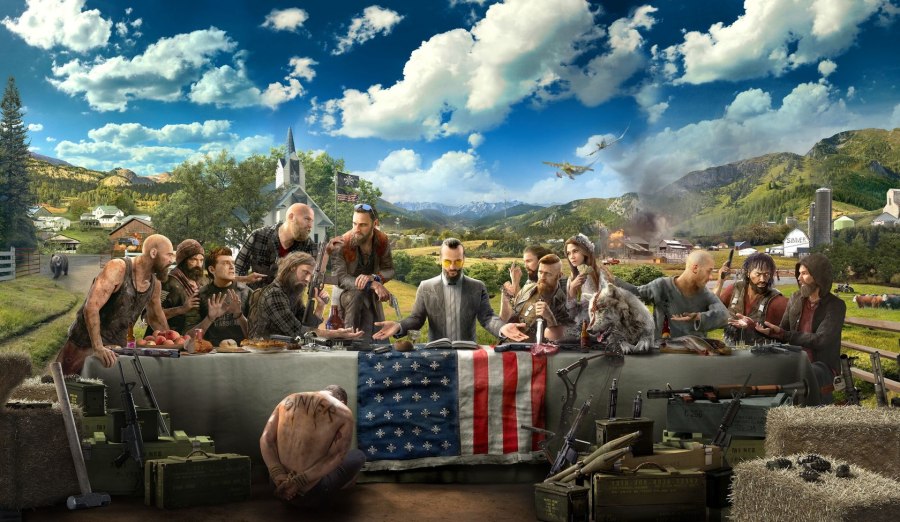 Тайная вечеря 4к far Cry 5