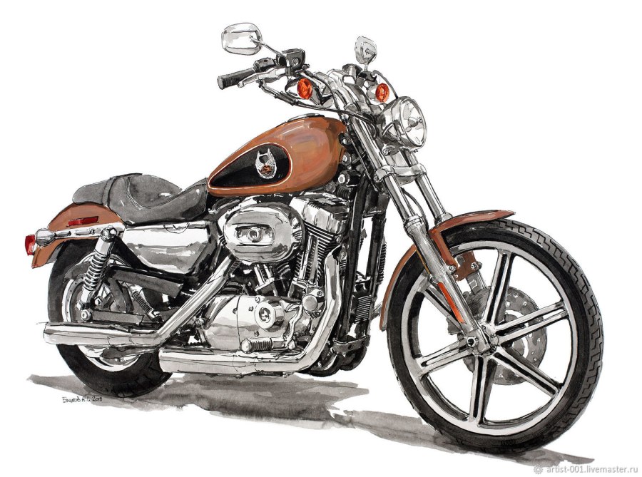 Sportster s 1250 рисунок
