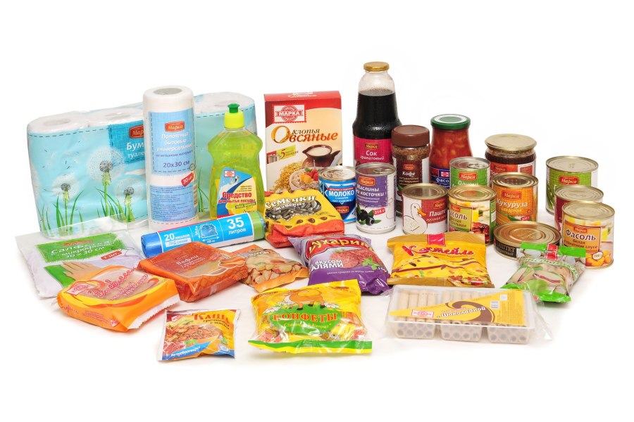 Продукты питания ассортимент