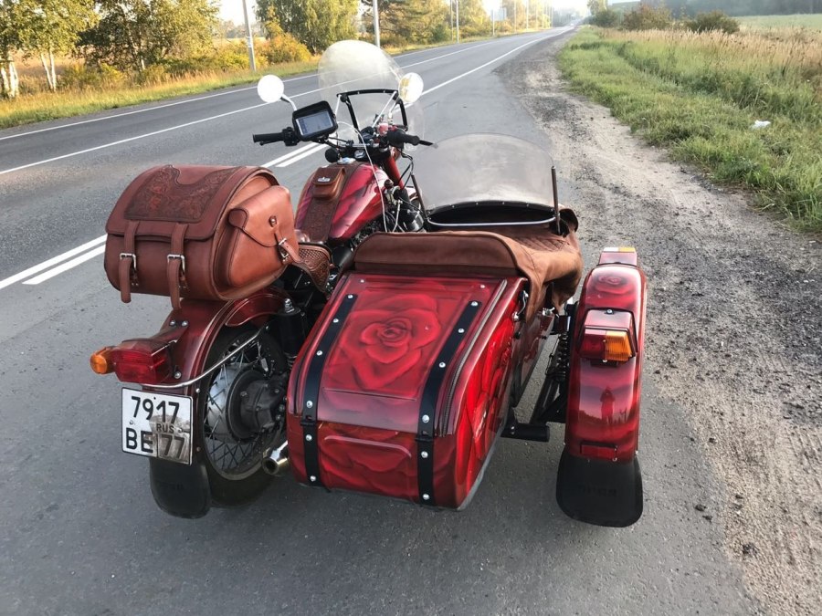 Урал с люлькой
