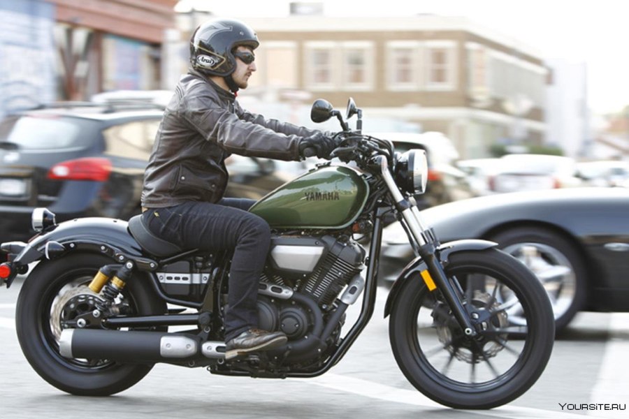Yamaha XVS 950 посадка
