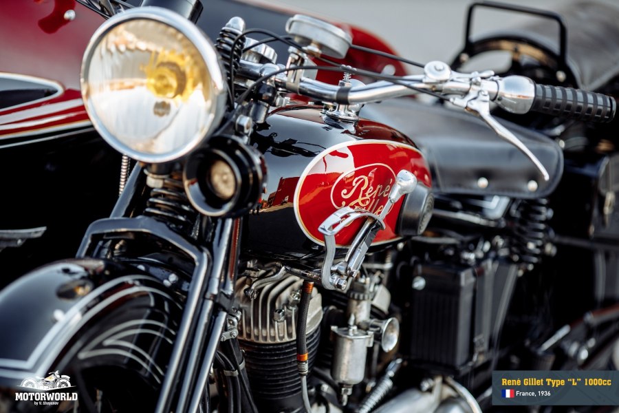 Мотоцикл Rene Gillet Type l1 1000cc 1930 года цена купить