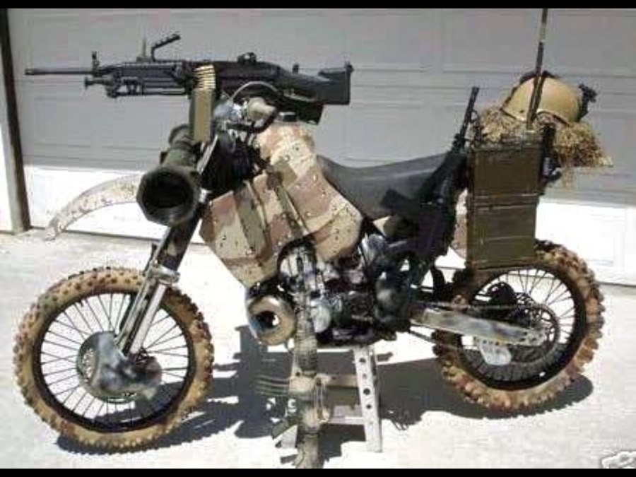 Военный кроссовый мотоцикл