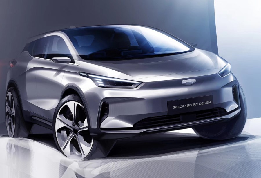 Электрокроссовер Geely Geometry c