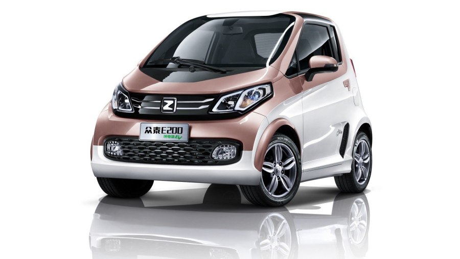 Электромобиль компании zotye