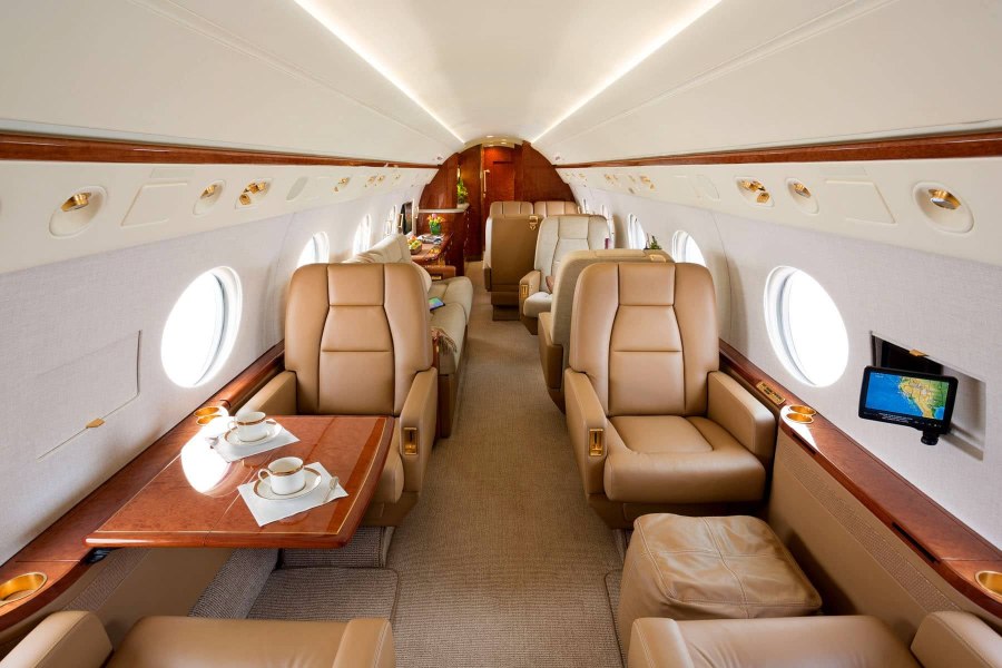 Gulfstream g450 салон