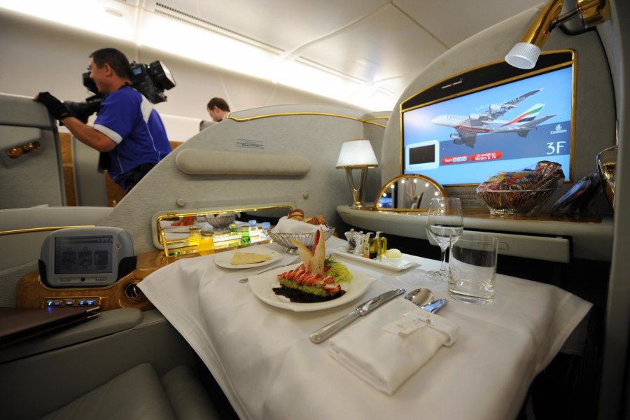 Первый класс Emirates Airlines a380
