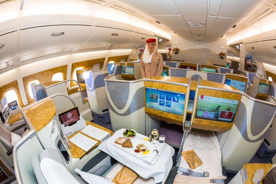 Бизнес класс Эмирейтс а380