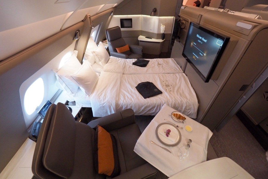 Airbus a380 Singapore Airlines первый класс