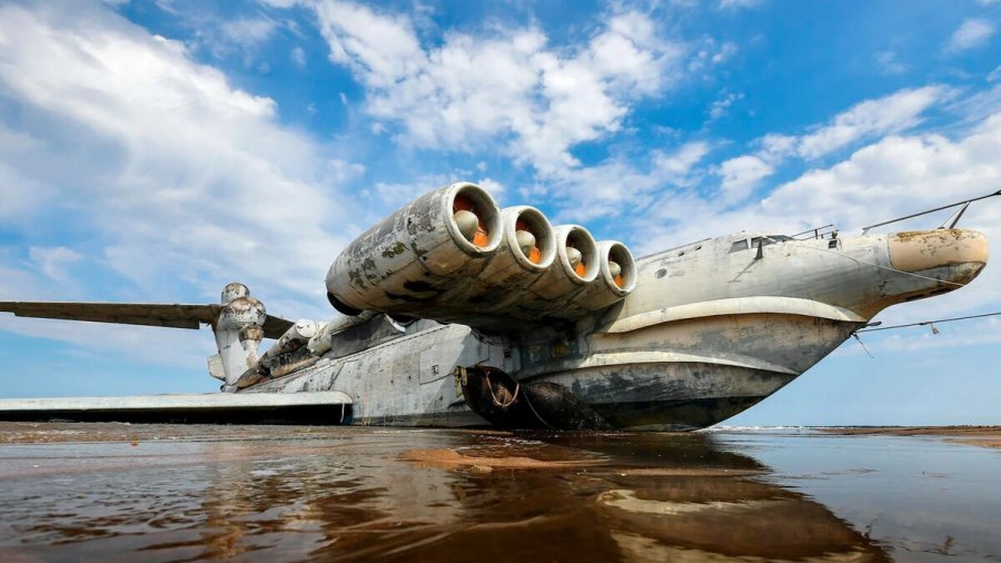 Каспийский монстр экраноплан Дербент