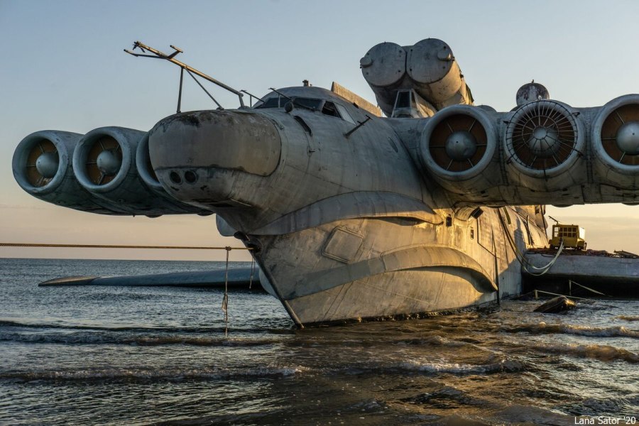 Корабль экраноплан Лунь Дагестан