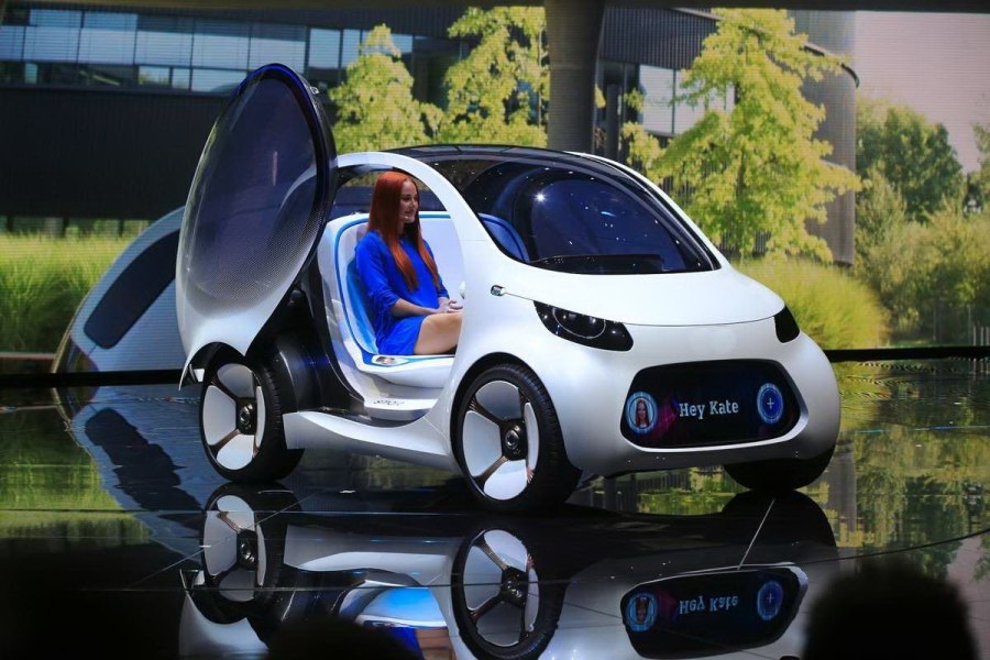 Электромобиль Mercedes Smart Vision EQ Fortwo